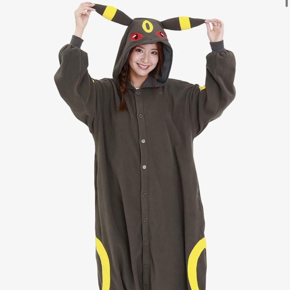 Umbreon Halloween costume onesie pajama